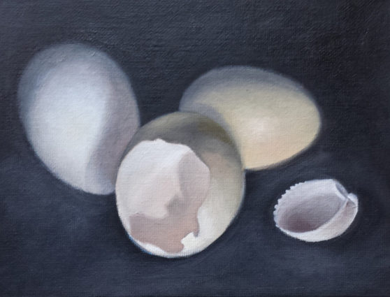 broken hollow egg 11-10-16 6x8 oil on canvas panel 850 wide 72 res