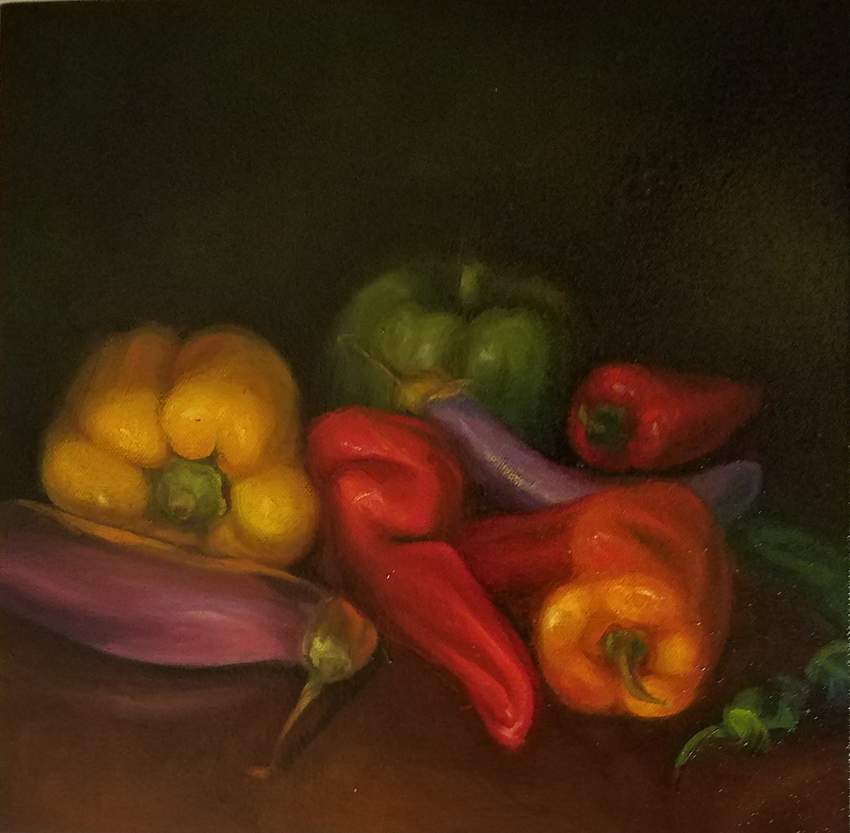 Peppers 12 x 12