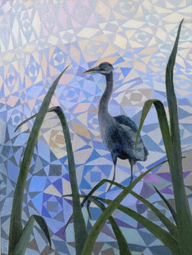 Heron Waiting 16x12 850